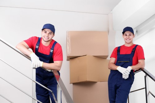Removal team helping with a residential move in Harringay