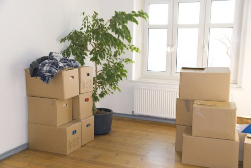 Packing and loading furniture for a local flat removal in Harringay