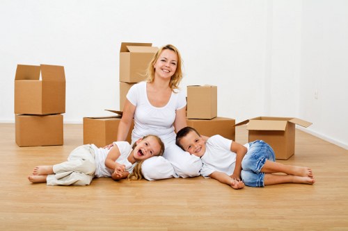 Local movers handling desks and furniture in Harringay