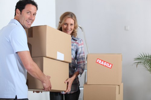 Commercial removals preparation for a Harringay business
